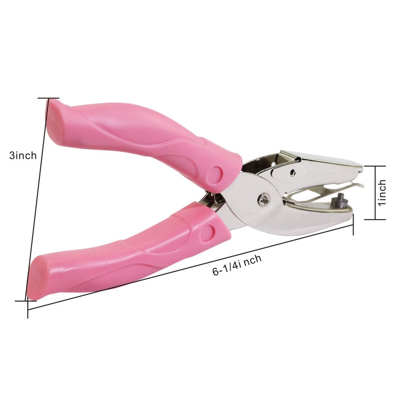 Jeemitery Jeemiter 2 Pack 1/4 Inch Star Shaped Metal Single Handheld Hole Paper Punch Punchers with Soft-Handled for Tags Clothing Ticket - Image 4
